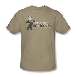 Snot Rocket - Adult Sand S/S T-Shirt For Men
