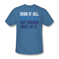 Seen It All - Adult Carolina Blue S/S T-Shirt For Men