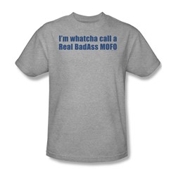 Badass Mofo - Adult Heather S/S T-Shirt For Men