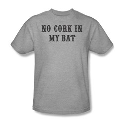 No Cork - Adult Heather S/S T-Shirt For Men