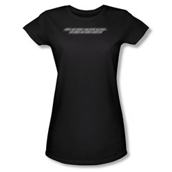 Sticks & Stones - Uniors Black Sheer Cap Sleeve T-Shirt For Women
