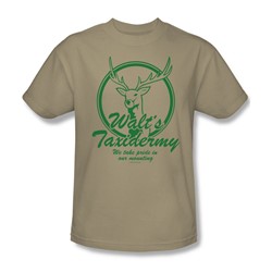 Walt'S Taxidermy - Adult Sand S/S T-Shirt For Men