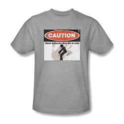 Caution - Adult Heather S/S T-Shirt For Men