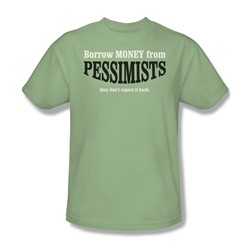Money From Pessimists - Adult Wasabi S/S T-Shirt For Men