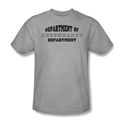 Dept Of Redundancy - Adult Heather S/S T-Shirt For Men