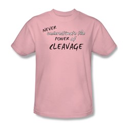 Never Underestimat - Adult Pink S/S T-Shirt For Men