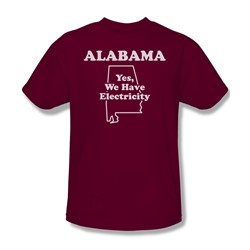 Alabama - Adult Cardinal S/S T-Shirt For Men