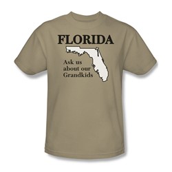 Florida - Adult Sand S/S Adult T-Shirt For Men