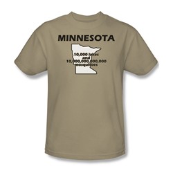 Minnesota - Adult Sand S/S T-Shirt For Men