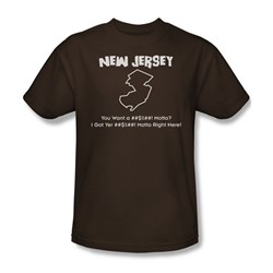 New Jersey - Adult Coffee S/S T-Shirt For Men
