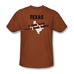 Texas - Adult Tx Orange S/S Adult T-Shirt For Men