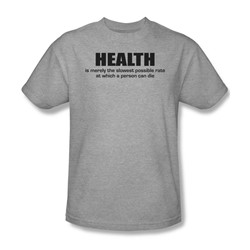 Health - Adult Heather S/S T-Shirt For Men