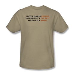 A Plan So Cunning - Adult Sand S/S T-Shirt For Men