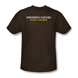 Preserve Nature - Adult Coffee S/S T-Shirt For Men