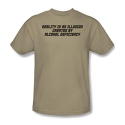 Reality Is An Illusion - Adult Sand S/S T-Shirt For Men