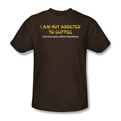 Acute Caffeine Dependency - Adult Coffee S/S T-Shirt For Men