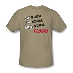 Tequila Floor - Adult Sand S/S T-Shirt For Men