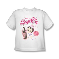 Betty Boop - Betty Boopsi Cola - Big Boys White S/S T-Shirt For Boys