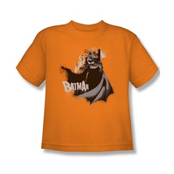 Batman - The Drip Knight - Big Boys Orange S/S T-Shirt For Boys