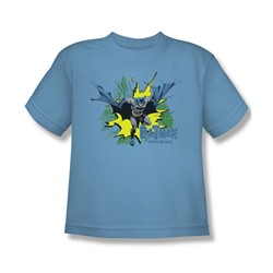 Batman - City Splash - Big Boys Carolina Blue S/S T-Shirt For Boys