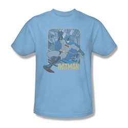Batman - Come Climb With Me - Adult Light Blue S/S T-Shirt For Men