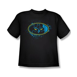 Batman - Eyes In The Darkness - Big Boys Black S/S T-Shirt For Boys