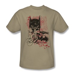 Batman - Heroic To The Bone - Adult Sand S/S T-Shirt For Men