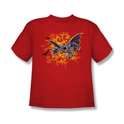 Batman - Goblin Candy - Big Boys Red S/S T-Shirt For Boys