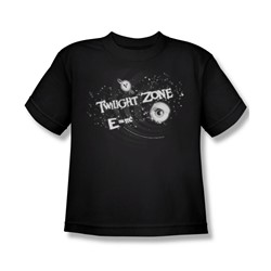 Twilight Zone - Another Dimension - Big Boys Black S/S T-Shirt For Boys