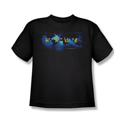 Amazing Race - Faded Globe - Big Boys Black S/S T-Shirt For Boys