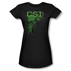 CSI - Evidence - Junior Black S/S T-Shirt For Women