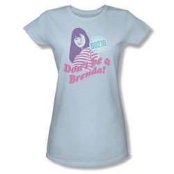 90210 - Don'T Ge A Brenda - Junior Light Blue S/S T-Shirt For Women