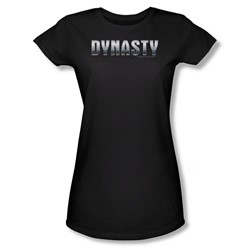Dynasty - Dynasty Shiny - Juniors Black S/S T-Shirt For Women