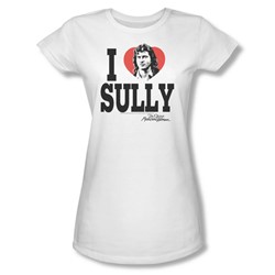 Dr.Quinn - I Heart Sully - Adult White S/S T-Shirt For Women