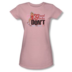 90210 - Good Girls Don'T - Junior Pink S/S T-Shirt For Women