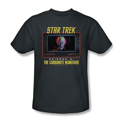 St:Original - The Corbomite Maneuver - Adult Charcoal T-Shirt For Men