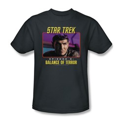 St:Original - Balance Of Terror - Adult Charcoal T-Shirt For Men