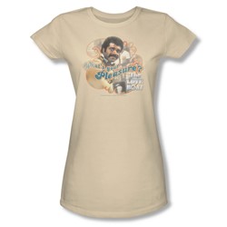 Love Boat - Issac - Jr Cream Sheer Cap Slv T-Shirt For Women