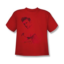 Elvis - On The Range - Big Boys Red S/S T-Shirt For Boys