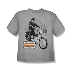 Elvis - Roustabout Poster - Big Boys Heather S/S T-Shirt For Boys
