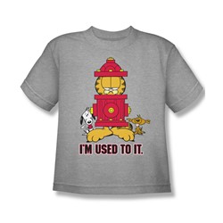 Garfield - I'M Used To It - Big Boys Heather S/S T-Shirt For Boys