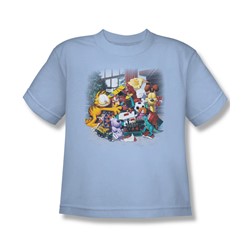 Garfield - Mine! - Big Boys Lt Blue S/S T-Shirt For Boys