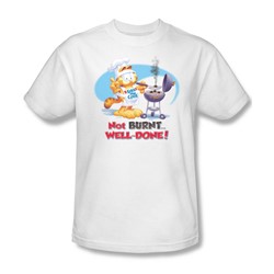 Garfield - Well Done - Adult White S/S T-Shirt For Men