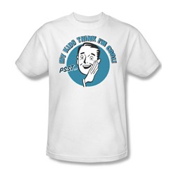 My Kids Think I'M Cool - Adult White S/S T-Shirt For Men