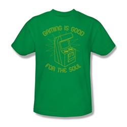Gaming For The Soul - Adult Kelly Green S/S T-Shirt For Men