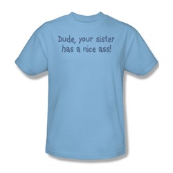 Your Sister - Adult Light Blue S/S T-Shirt For Men