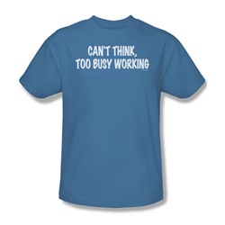 Can'T Think - Adult Carolina Blue S/S T-Shirt For Men
