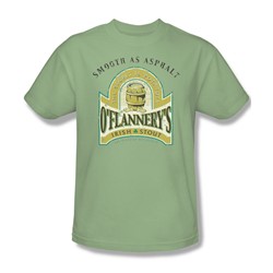 O'Flannery'S - Adult Green Ringer S/S T-Shirt For Men