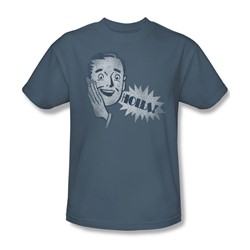Holla - Adult Slate S/S T-Shirt For Men