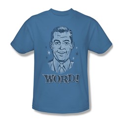 Word - Adult Carolina Blue S/S T-Shirt For Men